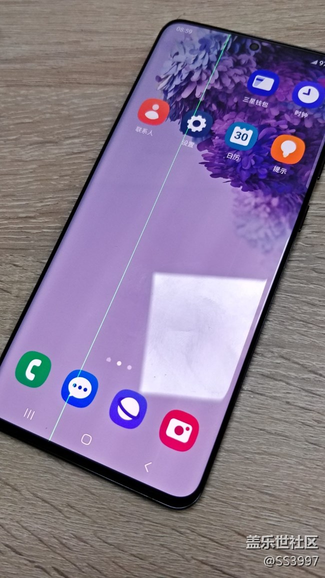 S20+遭遇屏幕綠線門