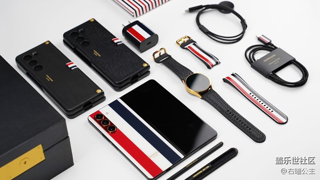 Galaxy Z Fold5 Thom Browne限量版精美圖賞