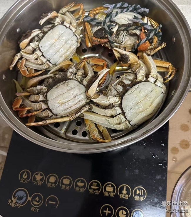 【菊香蟹肥】吃蟹了