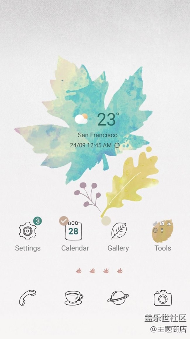 主題商店 | 人間朝暮，葉落驚秋??