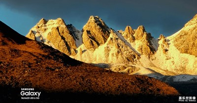 玉科，沿途一片金黃...