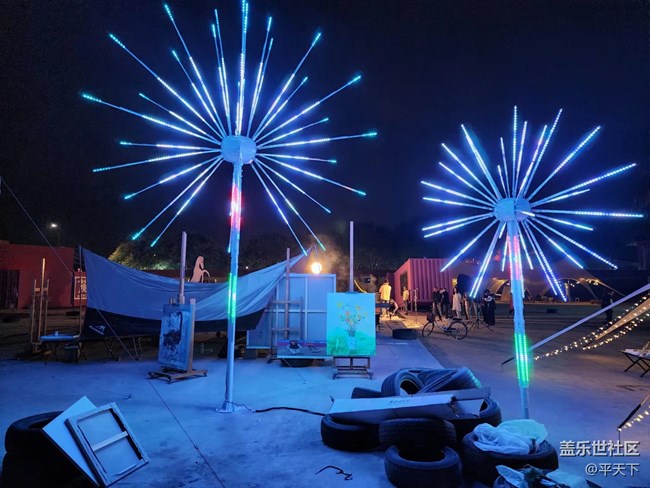 【美麗的夜】夜色下的藝術(shù)市集