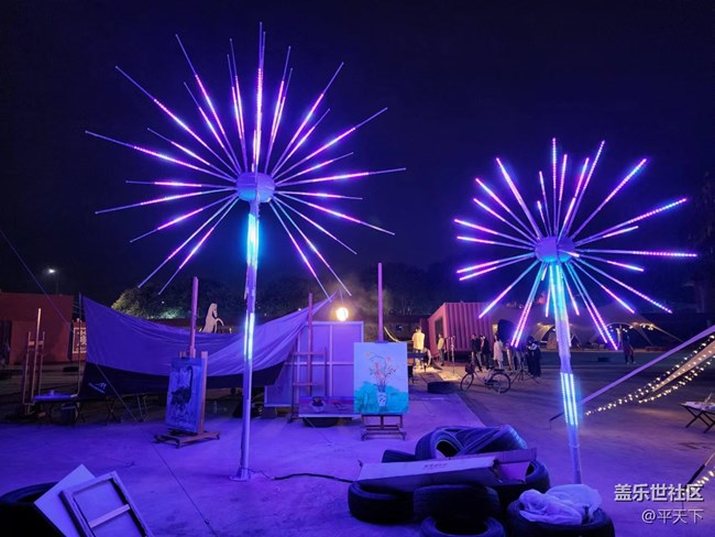 【美麗的夜】夜色下的藝術(shù)市集