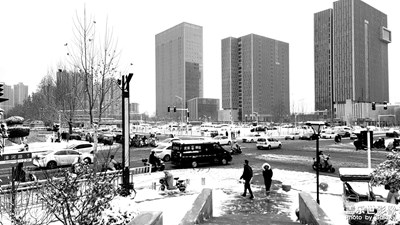 【定格身邊的美】鬧市雪景