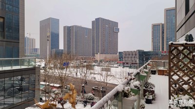 【生活的寫意】陽臺雪景