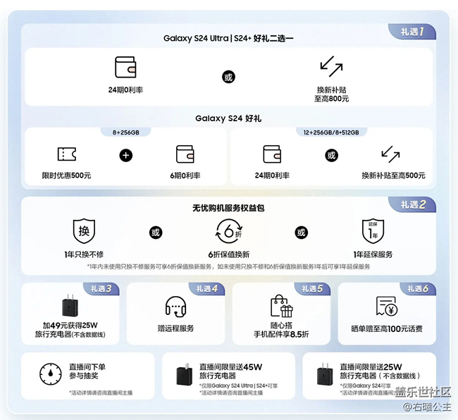 Galaxy S24系列全面開售 福利信息匯總