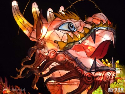 【我家鄉(xiāng)的春節(jié)】龍年春節(jié)看燈展