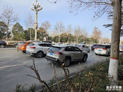 【返程路上】+馬路就是停車場