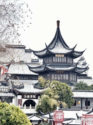 一下雪南京就變成了金陵