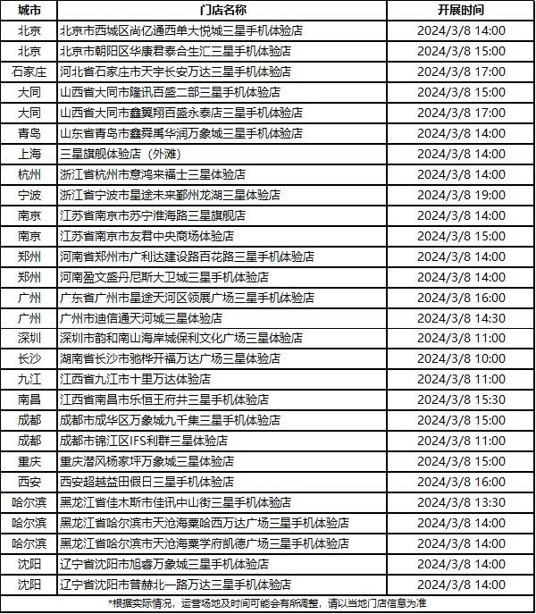 蓋樂(lè)世體驗(yàn)堂  三八婦女節(jié)，與三星一起“赴一場(chǎng)春日之約”