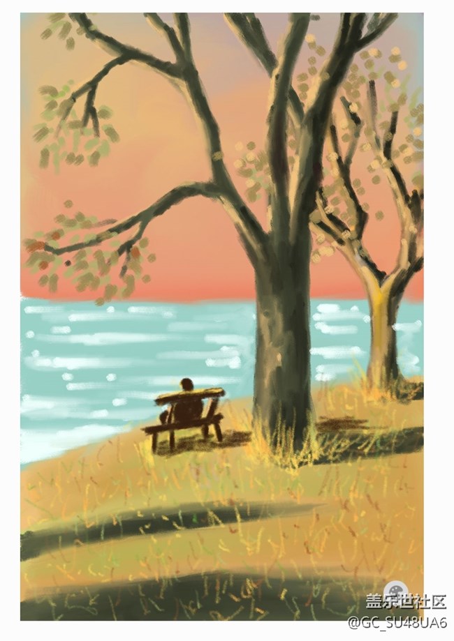 Spen也可以畫出油畫效果