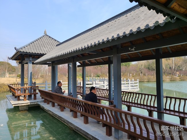 【曬曬家鄉(xiāng)建筑】湖中亭廊