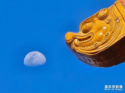 【眼界視界】+黃昏時(shí)s24u隨拍月亮