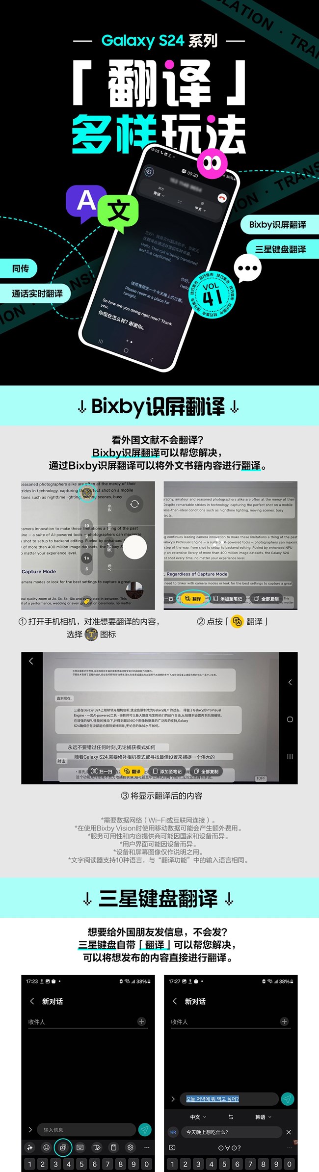 技巧集市Vol.41 | Galaxy S24系列「翻譯」多樣玩法