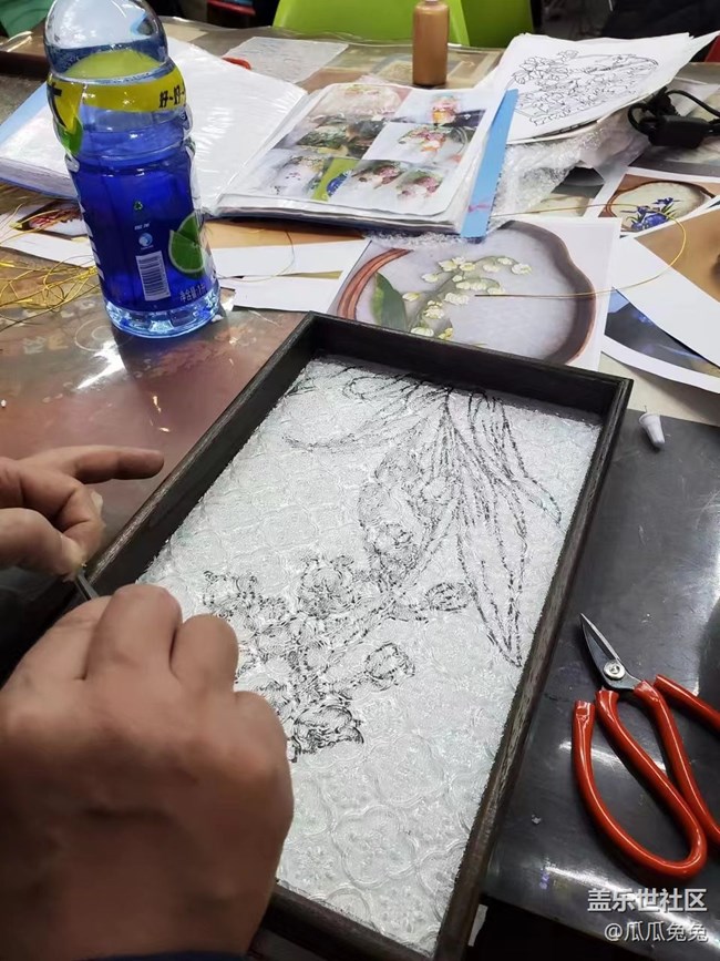 三星s系列宣講會(huì)，手工diy城堡太美了