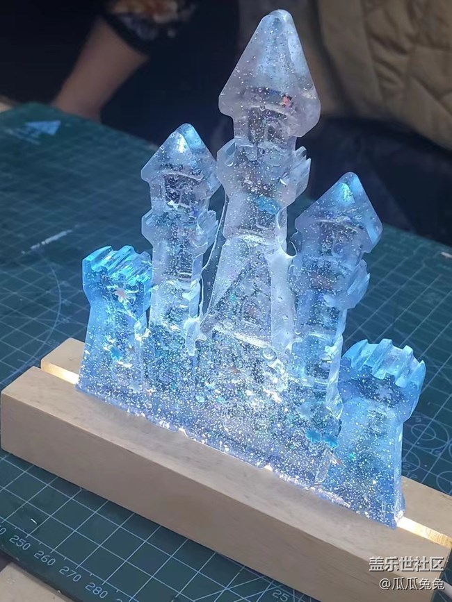 三星s系列宣講會(huì)，手工diy城堡太美了