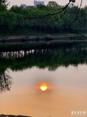 三星鏡頭里的日落