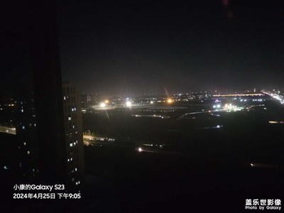 【三星手机的夜景】公司提供的宿舍楼拍的夜景