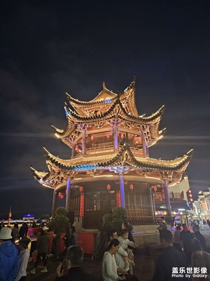 [三星手機(jī)的夜景]屯溪老街的今夜