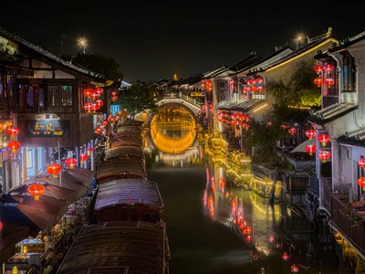 【三星手機(jī)的夜景】江南璀璨夜畫卷