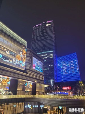 【三星手機(jī)的夜景】+城市高樓