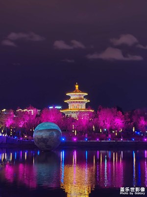 【三星手機的夜景】公園夜色