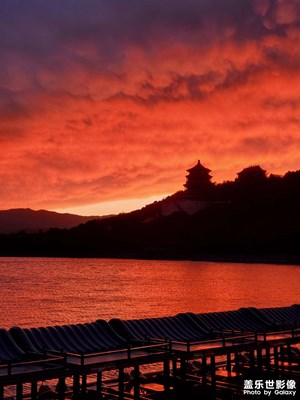 頤和園晚霞