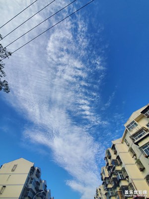 上夜班前，出門的天空