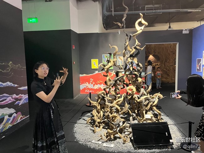 參觀 久仰了 中國神話  藝術(shù)展