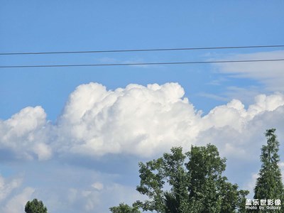 藍(lán)天白云啊