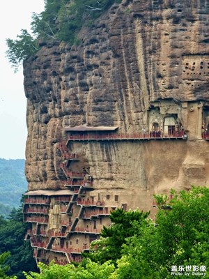 游甘肅天水麥積山石窟隨拍