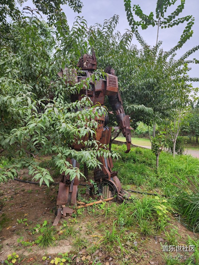 【色彩與光影的邂逅】納涼的機器人