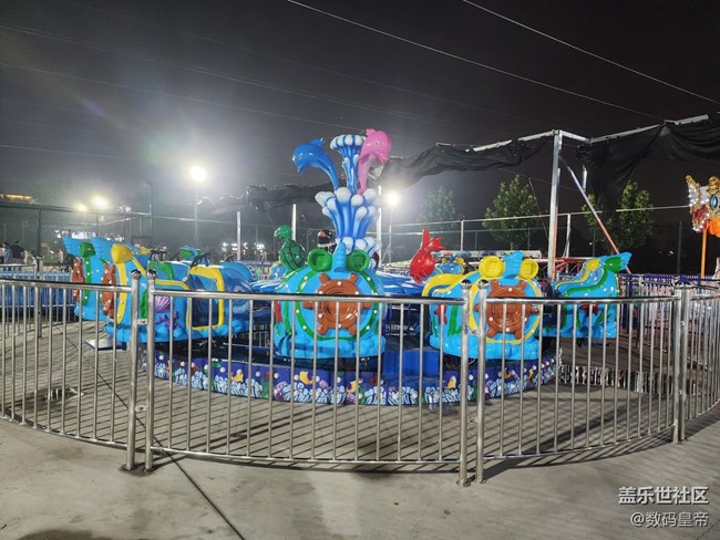 【色彩與光影的邂逅】夜色下的游樂園