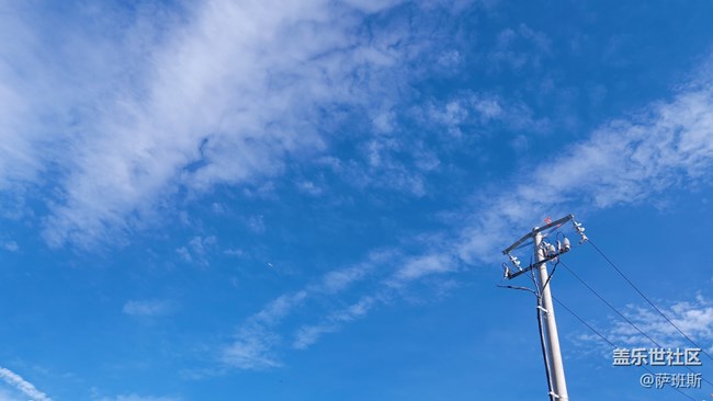 【色彩與光影的邂逅】難得一見(jiàn)的藍(lán)天白云