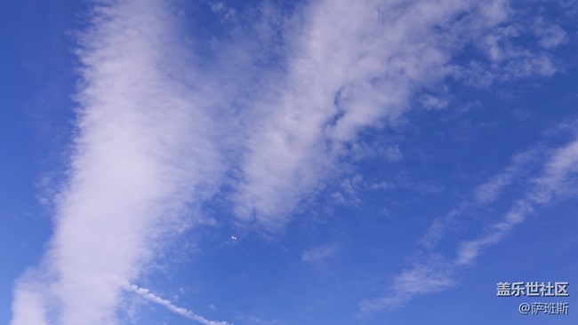 【色彩與光影的邂逅】難得一見(jiàn)的藍(lán)天白云
