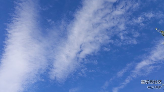 【色彩與光影的邂逅】難得一見(jiàn)的藍(lán)天白云