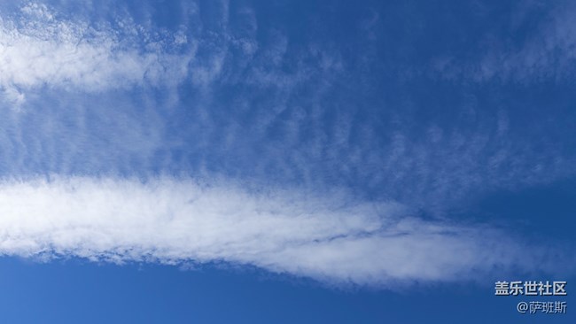 【色彩與光影的邂逅】難得一見(jiàn)的藍(lán)天白云