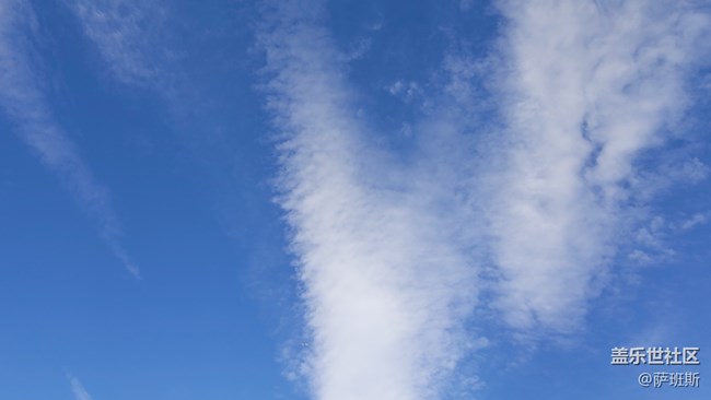 【色彩與光影的邂逅】難得一見(jiàn)的藍(lán)天白云