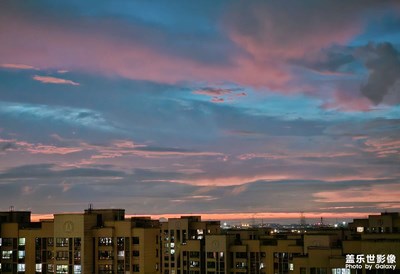 【七月風光】+夜幕下的晚霞
