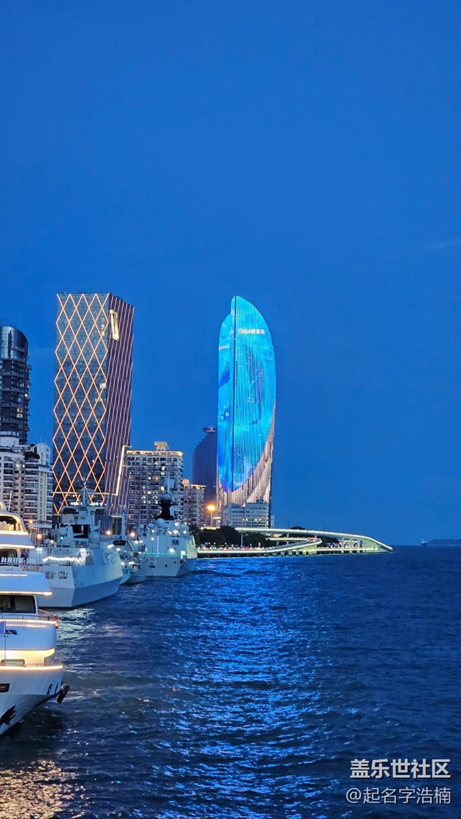 廈門星部落夜游海上嶼見廈門