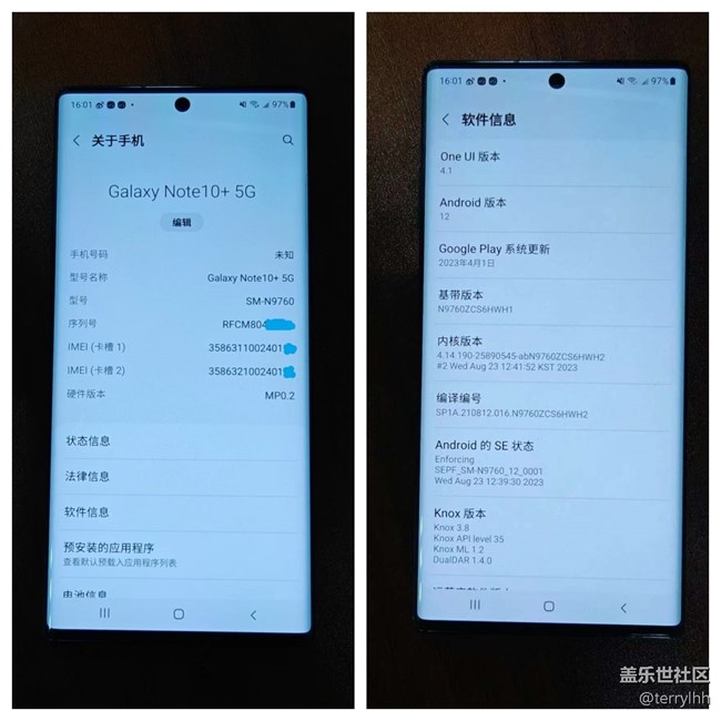 麥昆黑Note10+ SM-N9760