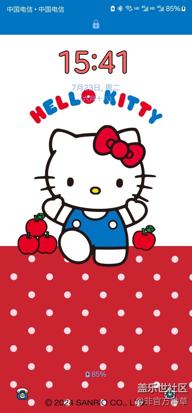 One UI主題推薦 | 可可愛愛的Hello Kitty主題