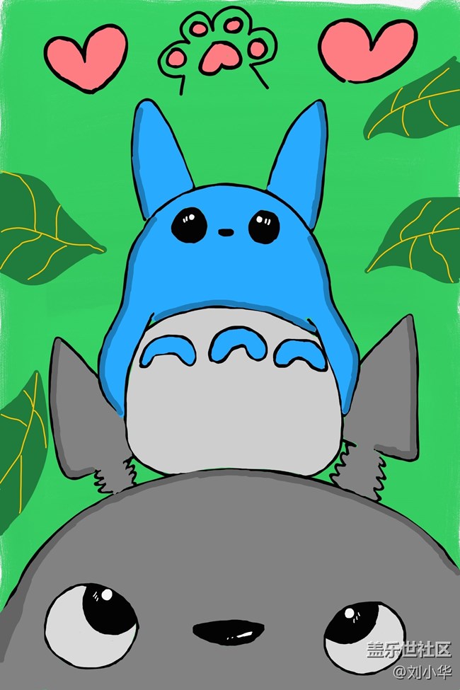 spen繪畫【龍貓】