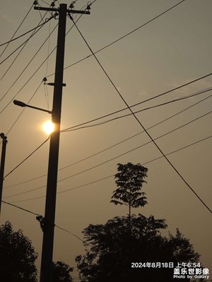 早晨的太陽