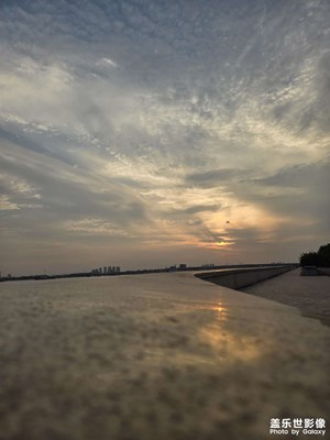 天津南堤公園日落