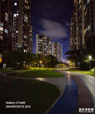 【隨手拍】小區(qū)初秋之夜