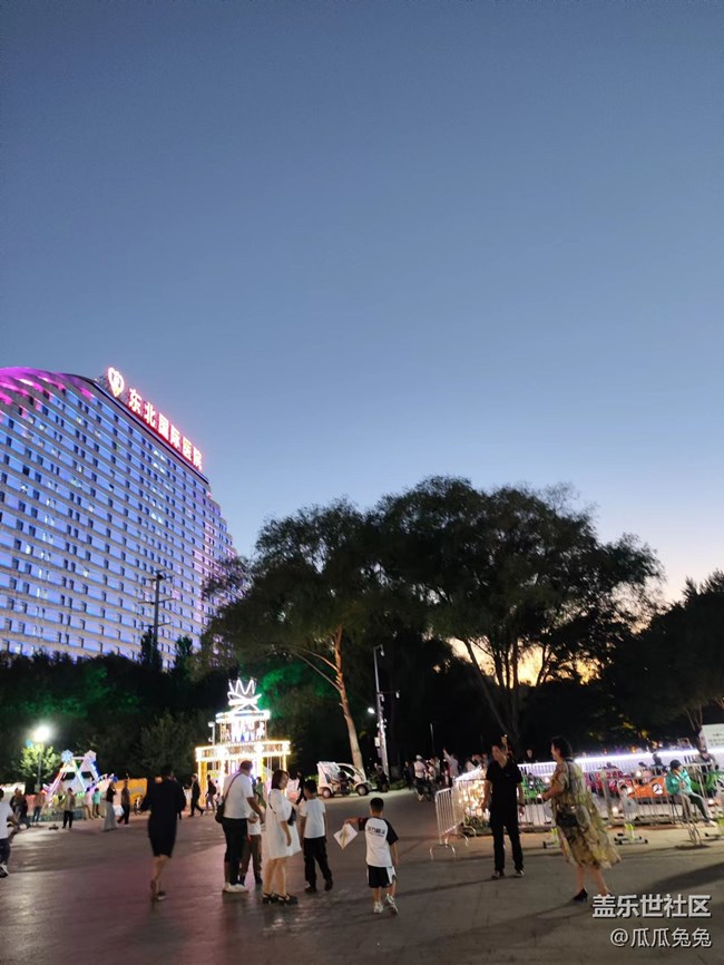 回顧貼渾河夜景