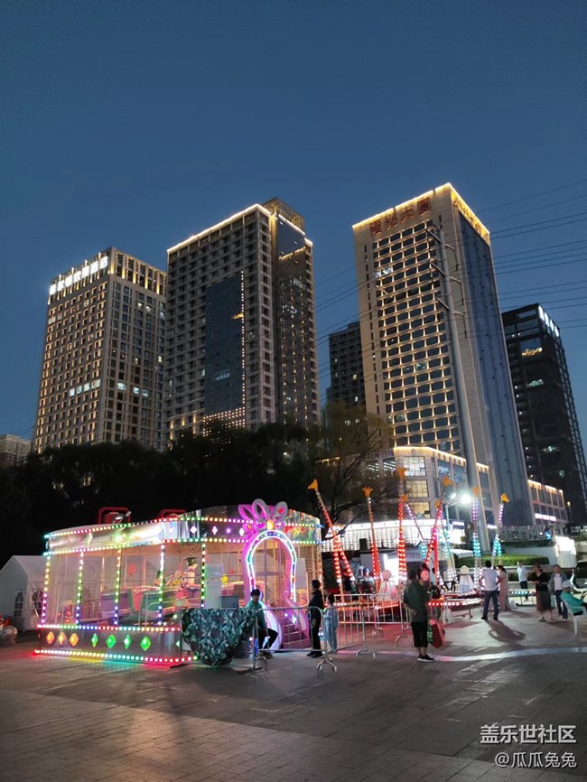 回顧貼渾河夜景