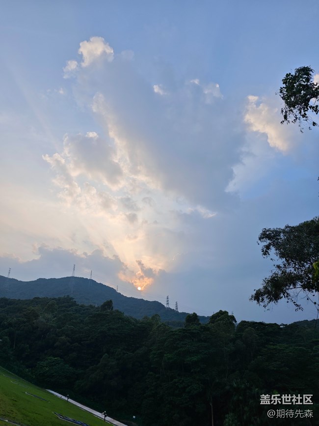 【與國同慶】落日晚霞