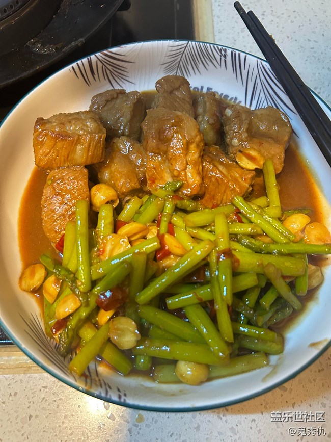 【被美食治愈的瞬間】蘆筍燒排骨